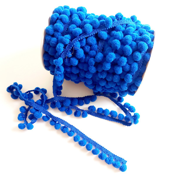 Pompon Border - Blue